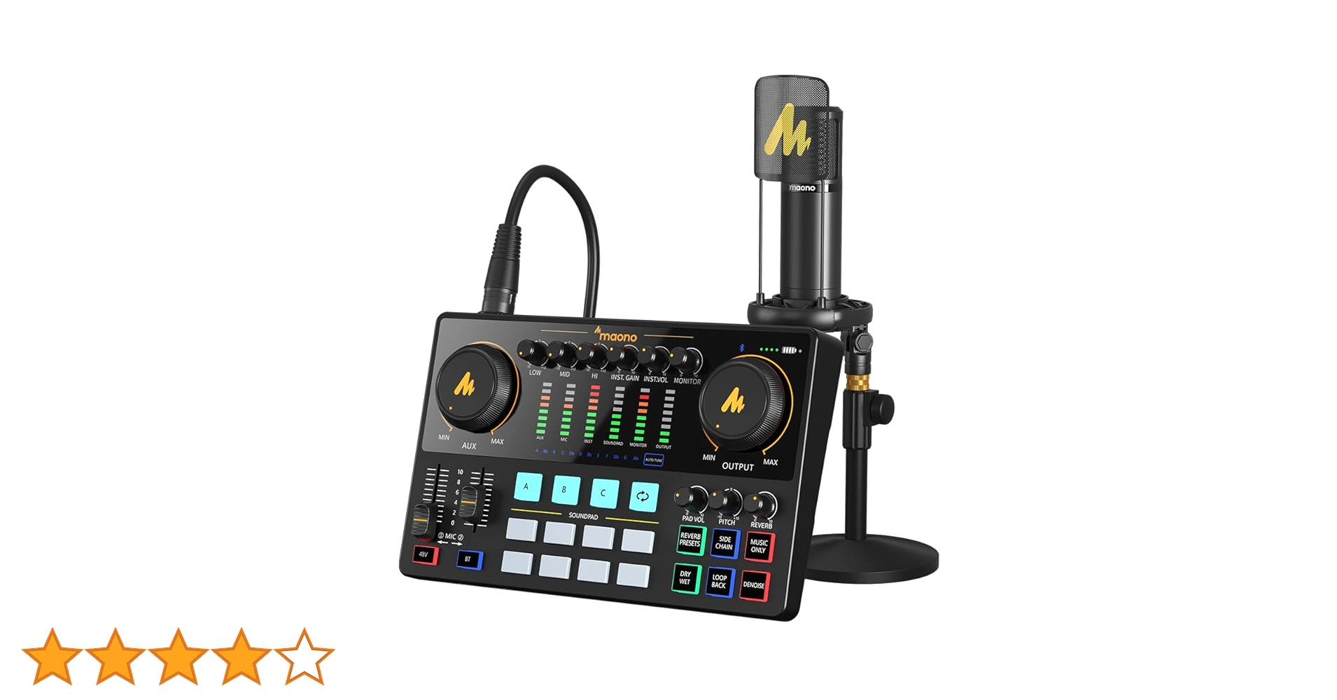Amazon | MAONO オーディオミキサー オーディオインターフェース Mixer